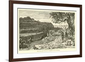Attack on a Germanic Encampment by the Romans-Willem II Steelink-Framed Giclee Print