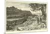 Attack on a Germanic Encampment by the Romans-Willem II Steelink-Mounted Giclee Print