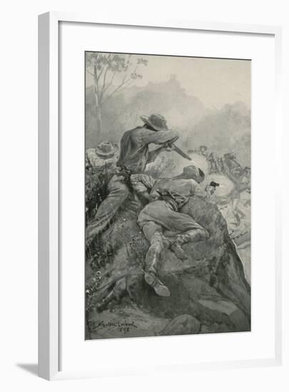 Attack on a Gold Escort-Stanley L. Wood-Framed Giclee Print