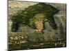 Attack on Corfu, 16th Century-null-Mounted Giclee Print