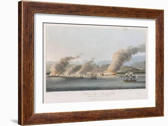 Attack on Linga, Iran-null-Framed Art Print