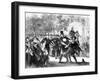 Attack on Otto Von Bismarck-null-Framed Art Print