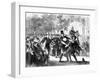 Attack on Otto Von Bismarck-null-Framed Art Print