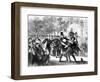 Attack on Otto Von Bismarck-null-Framed Art Print