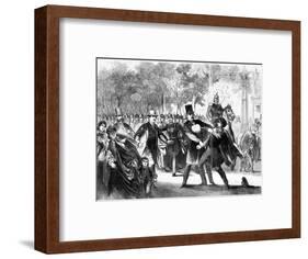 Attack on Otto Von Bismarck-null-Framed Art Print