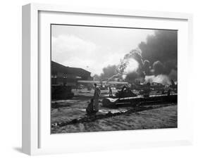 Attack on Pearl Harbor-null-Framed Premium Photographic Print