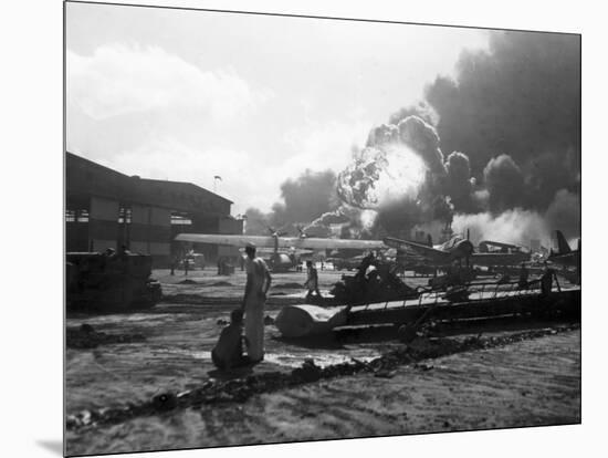 Attack on Pearl Harbor-null-Mounted Photographic Print