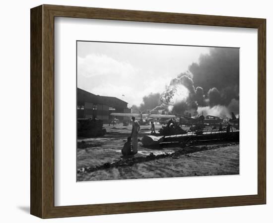 Attack on Pearl Harbor-null-Framed Photographic Print