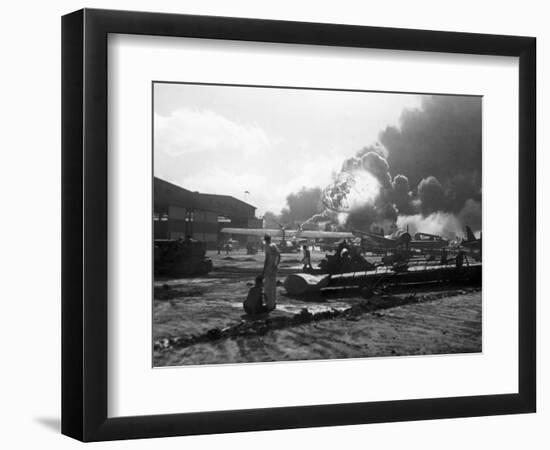 Attack on Pearl Harbor-null-Framed Photographic Print