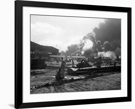 Attack on Pearl Harbor-null-Framed Photographic Print