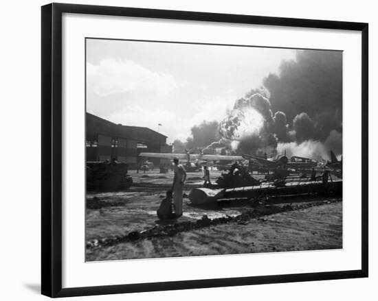 Attack on Pearl Harbor-null-Framed Photographic Print