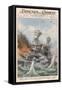 Attack on Pearl Harbour-Achille Beltrame-Framed Stretched Canvas