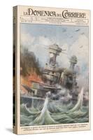 Attack on Pearl Harbour-Achille Beltrame-Stretched Canvas