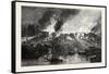 Attack on Pequot Fort, USA, 1870S-null-Framed Stretched Canvas