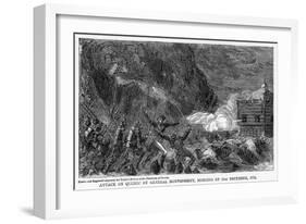 Attack on Quebec by General Montgomery, Morning of 31st December, 1755-null-Framed Giclee Print