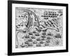 Attack on Santiago on 27th November 1585-Theodore de Bry-Framed Giclee Print