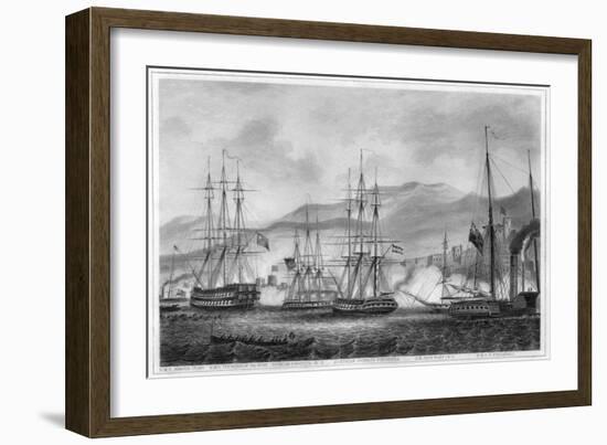 Attack on Sidon by Commodore Charles Napier, 26 September 1840-George Greatbatch-Framed Giclee Print