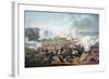 Attack on the British Squares by French Cavalry at the Battle of Waterloo, 1815-Denis Dighton-Framed Giclee Print