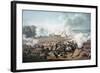 Attack on the British Squares by French Cavalry at the Battle of Waterloo, 1815-Denis Dighton-Framed Giclee Print