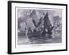 Attack on the Chinese Junks AD 1841-William Heysham Overend-Framed Giclee Print