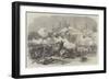 Attack on the Convent of Arkadi, Crete, by the Turkish Soldiers-null-Framed Giclee Print