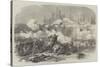 Attack on the Convent of Arkadi, Crete, by the Turkish Soldiers-null-Stretched Canvas