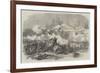 Attack on the Convent of Arkadi, Crete, by the Turkish Soldiers-null-Framed Giclee Print