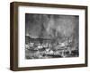 Attack on the French Invasion Flotilla at Boulogne, France, 15-16 August 1801 (1882-188)-Charaire et fils-Framed Giclee Print