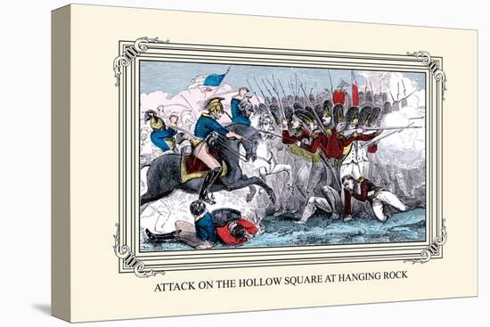 Attack on the Hollow Square at Hanging Rock-Devereux-Stretched Canvas