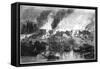 Attack on the Pequot Fort, 1637-null-Framed Stretched Canvas