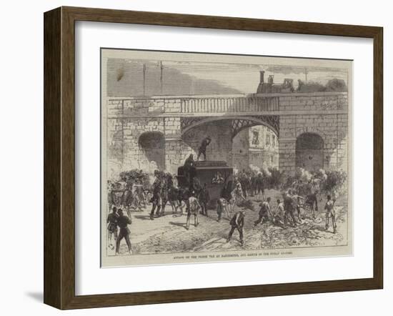 Attack on the Prison Van at Manchester, and Rescue of the Fenian Leaders-Charles Robinson-Framed Giclee Print