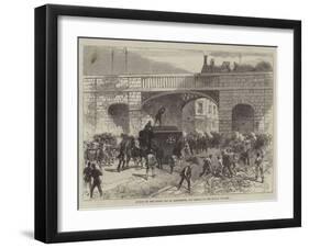 Attack on the Prison Van at Manchester, and Rescue of the Fenian Leaders-Charles Robinson-Framed Giclee Print