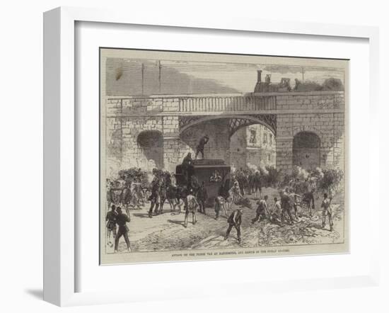 Attack on the Prison Van at Manchester, and Rescue of the Fenian Leaders-Charles Robinson-Framed Giclee Print