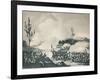 'Attack on the Road to Bayonne, December 13, 1813', c1813 (1909)-Thomas Sutherland-Framed Giclee Print