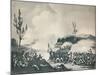 'Attack on the Road to Bayonne, December 13, 1813', c1813 (1909)-Thomas Sutherland-Mounted Giclee Print