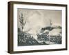 'Attack on the Road to Bayonne, December 13, 1813', c1813 (1909)-Thomas Sutherland-Framed Giclee Print