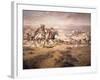 Attack on the Wagon Train, 1904-Charles Marion Russell-Framed Giclee Print