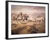 Attack on the Wagon Train, 1904-Charles Marion Russell-Framed Giclee Print