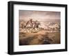 Attack on the Wagon Train, 1904-Charles Marion Russell-Framed Giclee Print