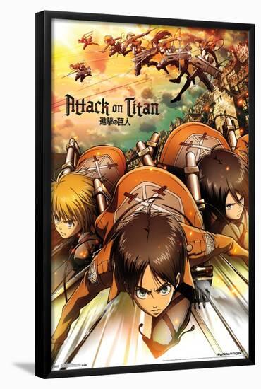 Attack on Titan - Attack-Trends International-Framed Poster