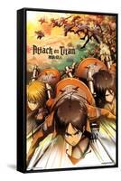 Attack on Titan - Attack-Trends International-Framed Stretched Canvas