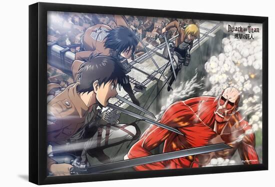 Attack on Titan - Battle-Trends International-Framed Poster