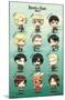 Attack on Titan - Chibi Characters-Trends International-Mounted Poster