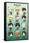 Attack on Titan - Chibi Characters-Trends International-Framed Stretched Canvas