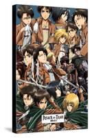 Attack on Titan - Collage-Trends International-Stretched Canvas