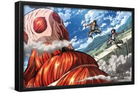 Attack on Titan - Double Team-Trends International-Framed Poster