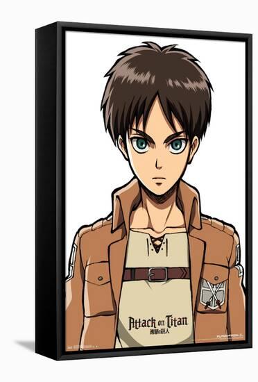 Attack on Titan - Eren-Trends International-Framed Stretched Canvas