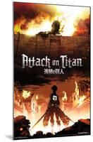 Attack on Titan - Fire-Trends International-Mounted Poster