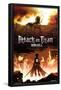 Attack on Titan - Fire-Trends International-Framed Poster