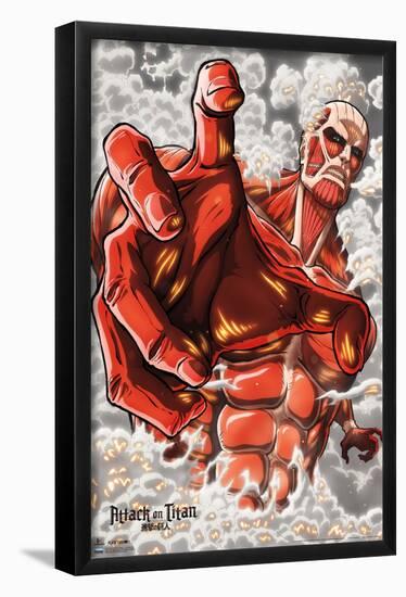 Attack on Titan: Season 2 - Armored Titan-Trends International-Framed Poster